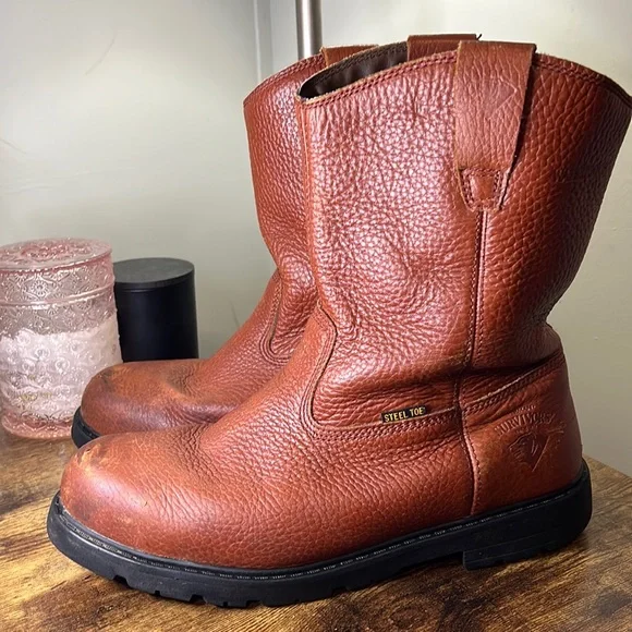 Men’s Herman Survivors Steel Toe Oil & Slip Resistant Boots Brown Size 10 Herman Survivors Professional Series Men main image 3